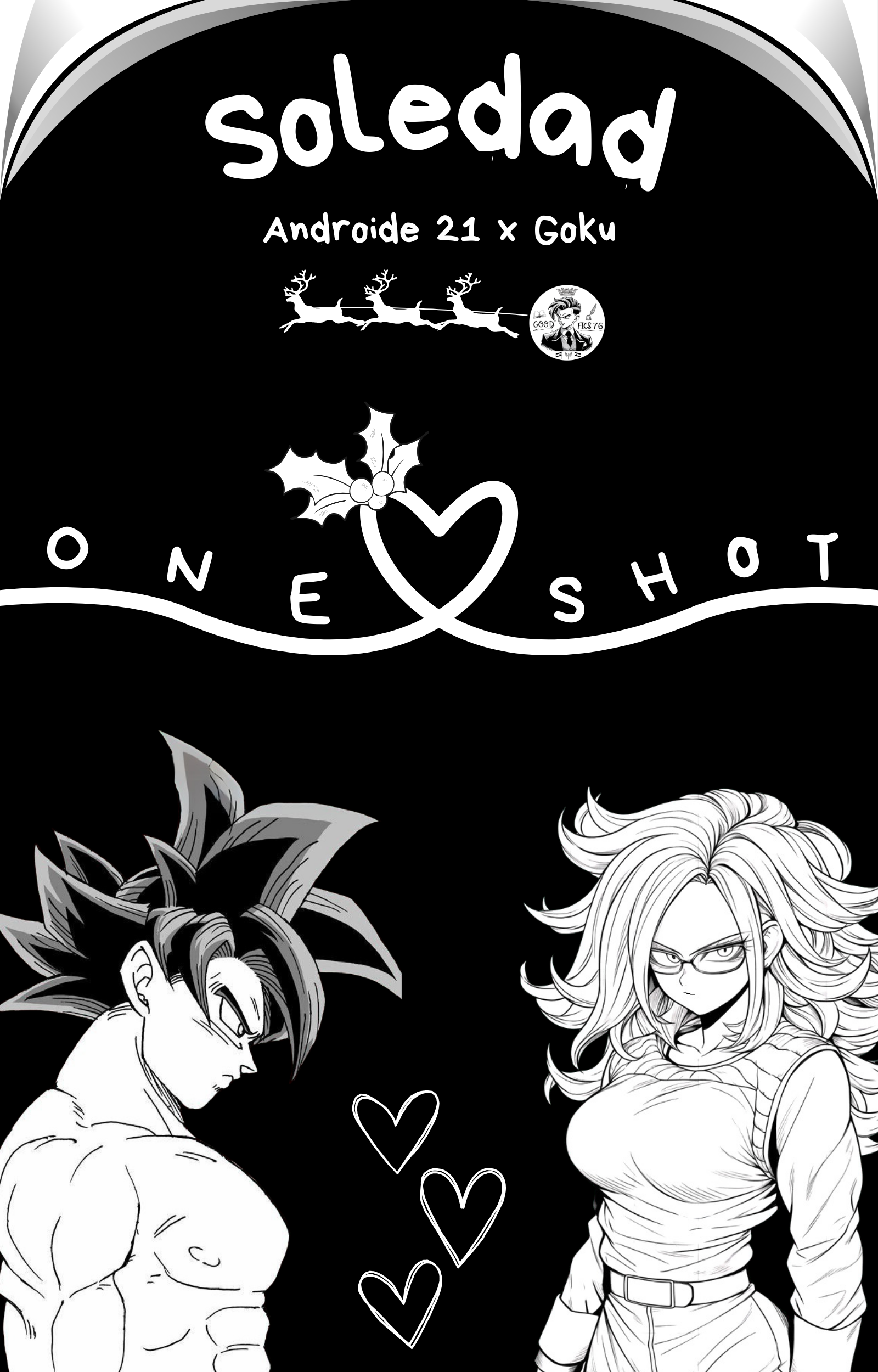 Portada de Soledad (Androide 21 x Goku) [One-Shot]